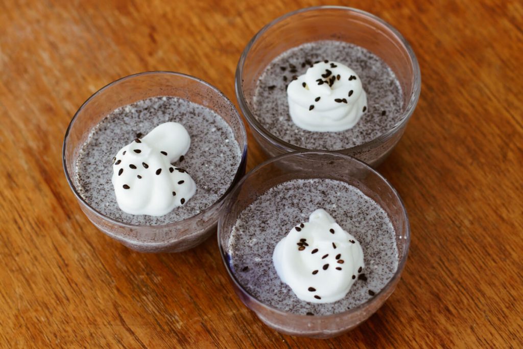 Black Sesame Pudding