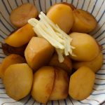 Small Potatoes in Sweet Sauce with fresh Ginger Recipe